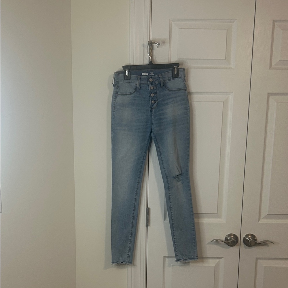 Old Navy High Rise Light Blue Jeans
